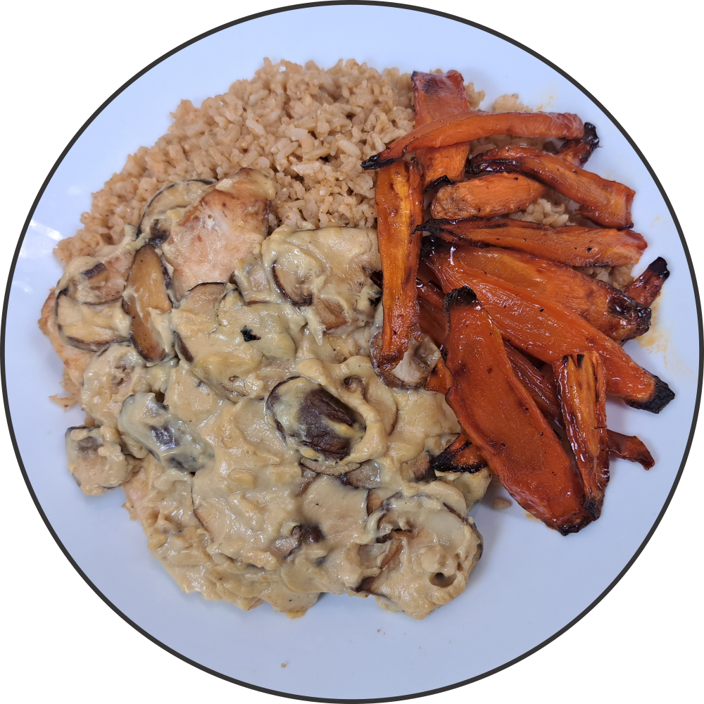 Chicken Dijon with Mushrooms