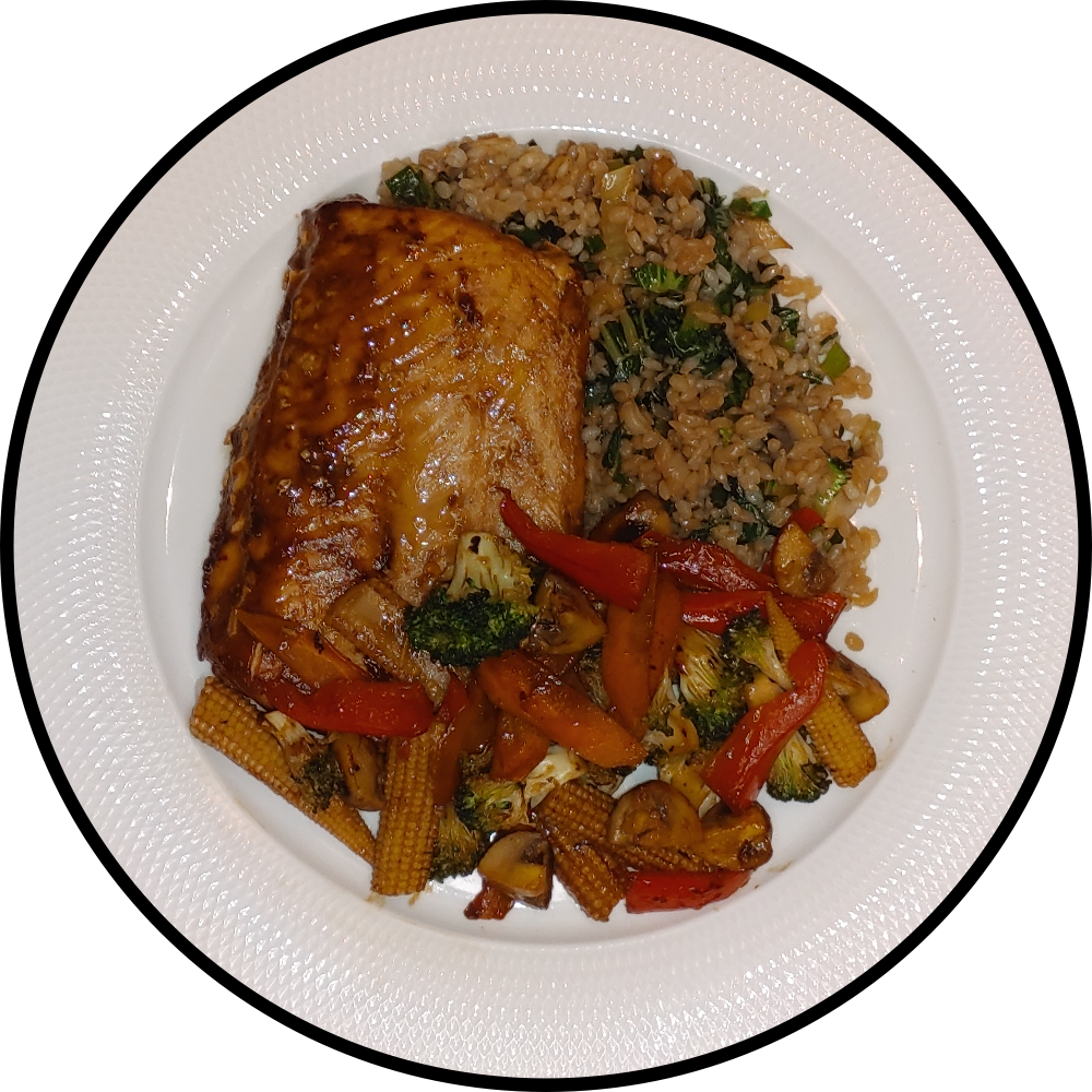 Teriyaki Salmon Stir-fry