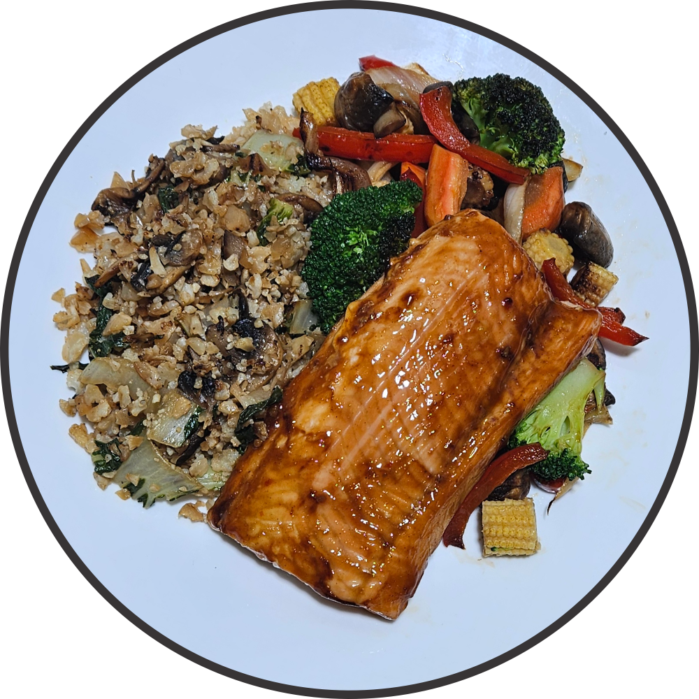 Teriyaki Salmon Stir-fry