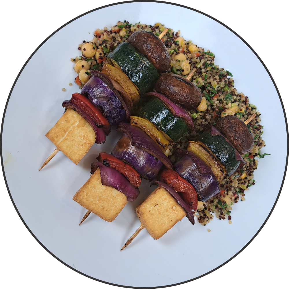 Tofu & Veggie Kabobs