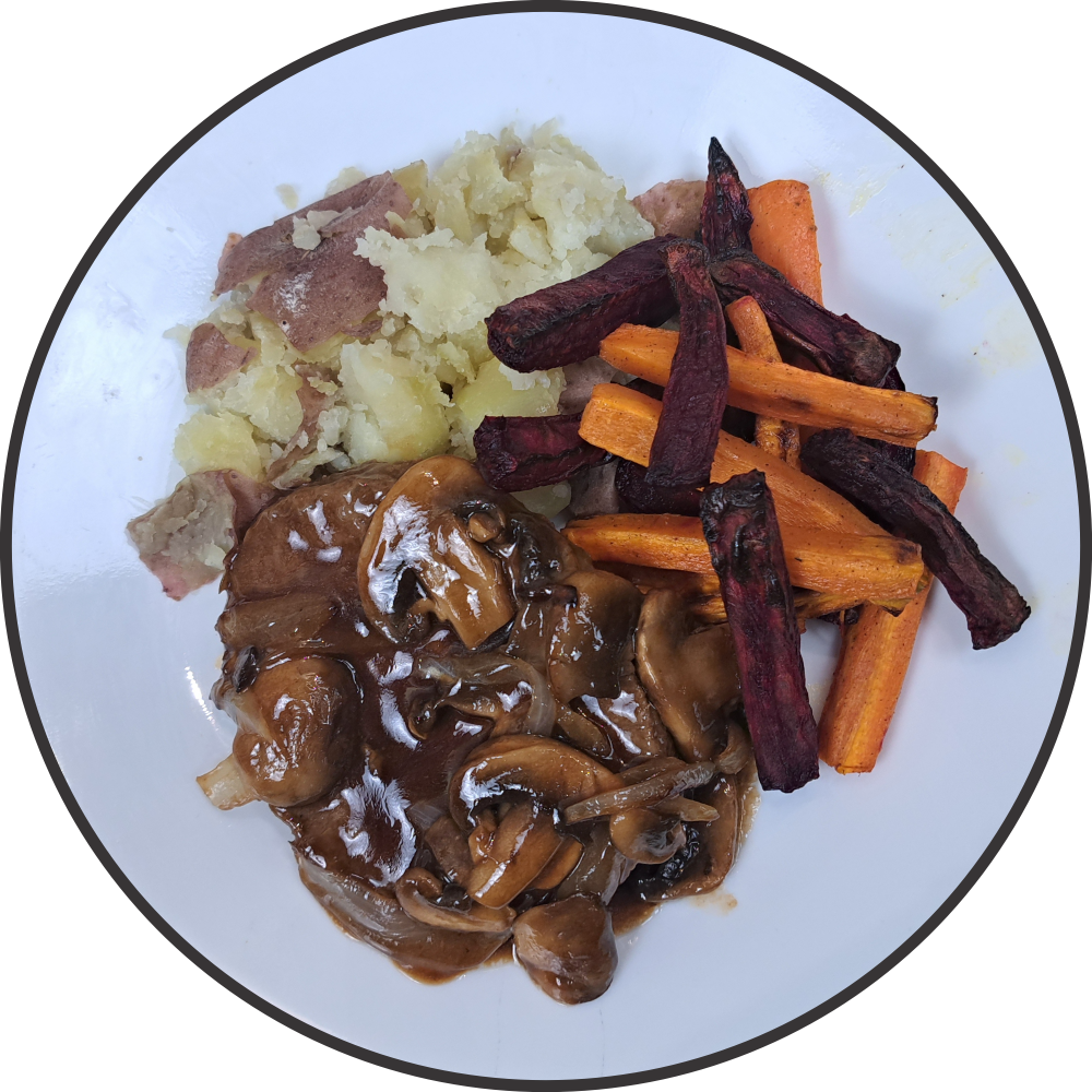 Vegan Salisbury Steak