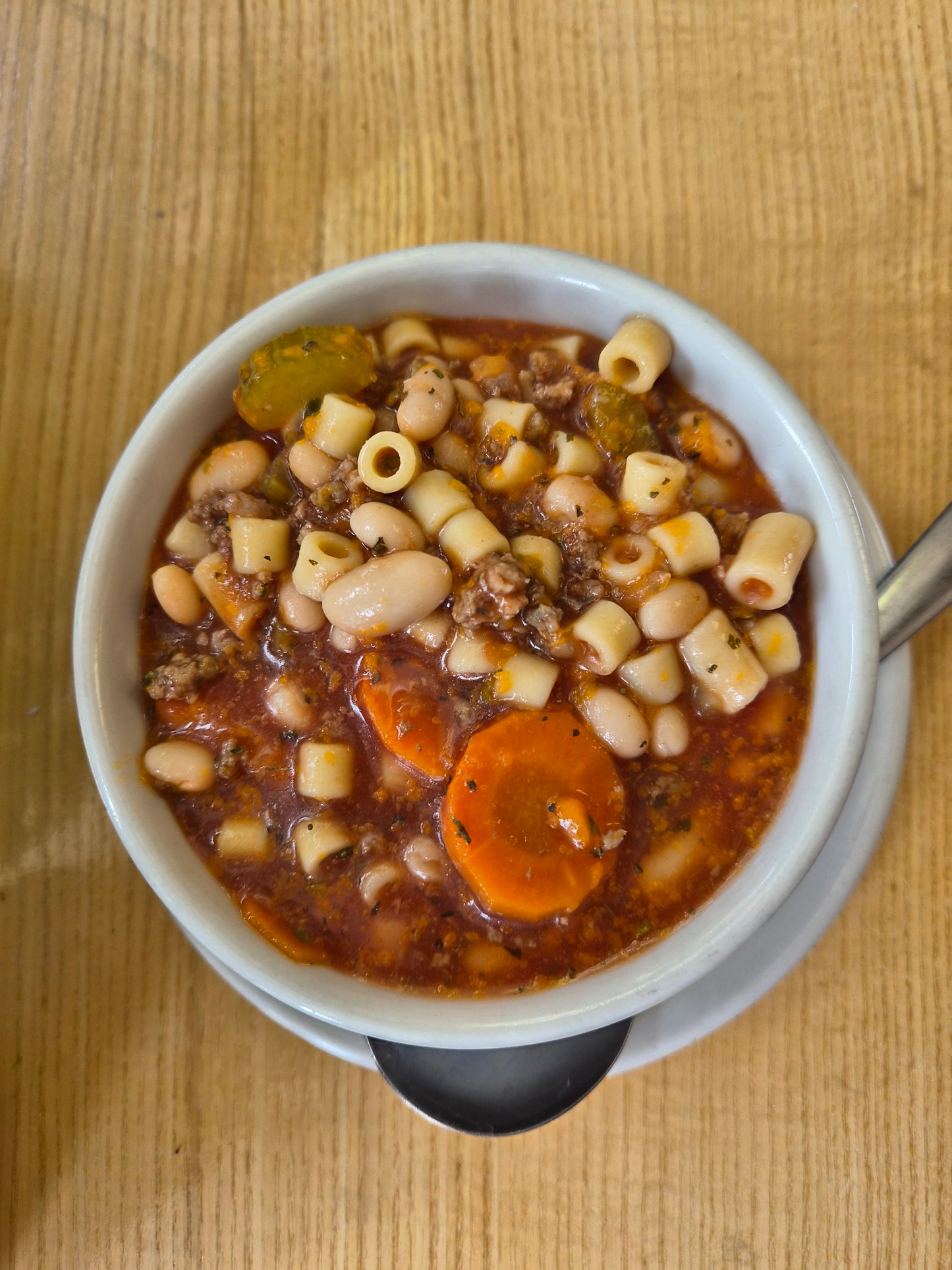 Beef Pasta E. Faggioli Soup