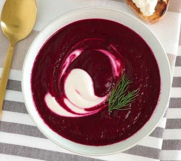 Creamy Beet Ginger Soup