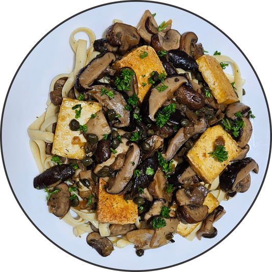 Mushroom Tofu Piccata