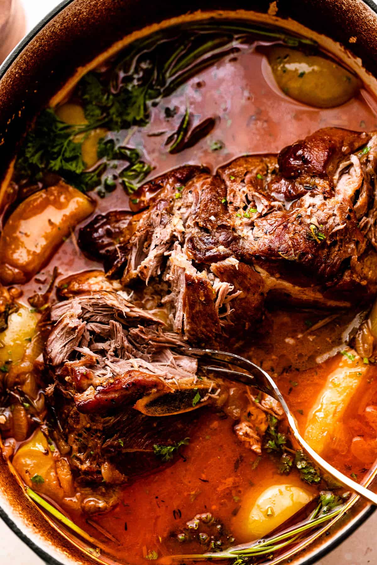 Apple Cider Braised Pork Shoulder