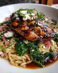 Strawberry Rhubarb Glazed Chicken Breast